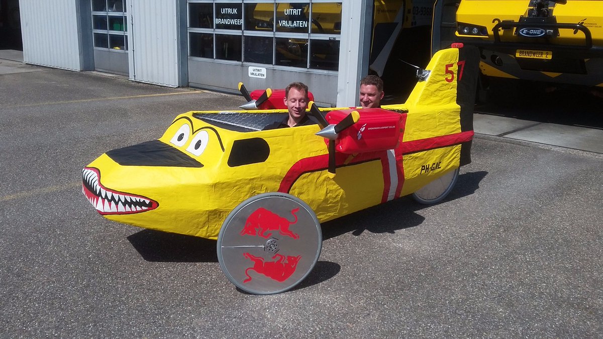 Dipper is er klaar voor, te zien zaterdag #redbullzeepkistenrace laat de andere 96 teams maar komen !!
