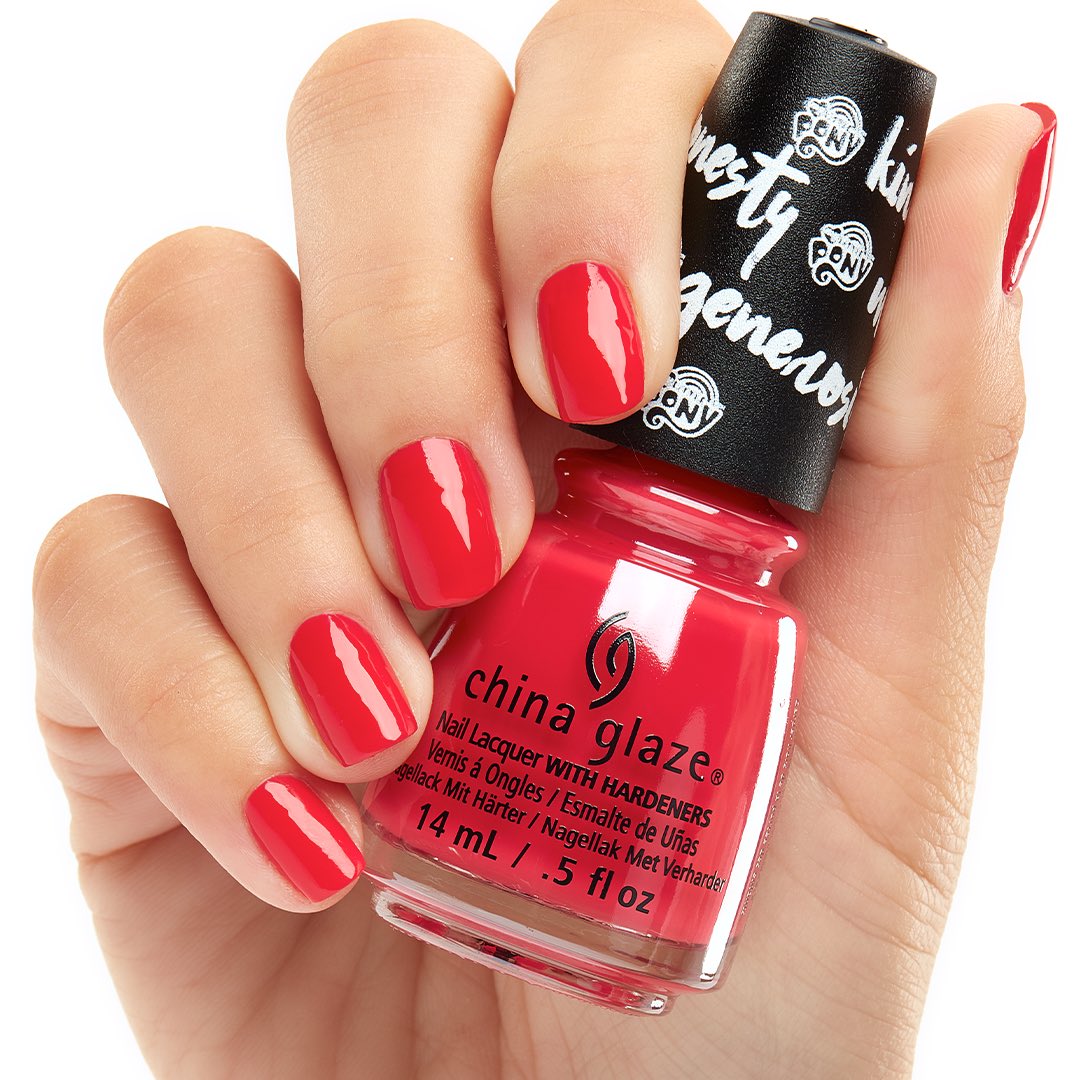 ChinaGlaze's tweet photo. Applejack of my Eye // Ripe and deliciously sweet to the core, this juicy red orange is the crème of the crop.🍎 #CGxMLP available @jcpenney. https://t.co/vR23feMnqq