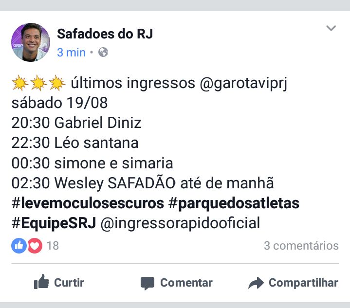 juniaum22's tweet photo. Nesse exato momento, faltam 5 dias, para o Garota ViP RJ 😆🎉
#VemOpenBar
#SóParoNoDomingoANoite 😎 https://t.co/0o2ogl3o5F