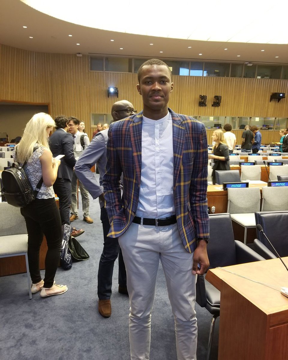 InterExchange's tweet photo. Peter represented #exchangesimpact as an #InterExchange #culturalambassador during the #InternationalYouthDay Conference at the @UN! https://t.co/h4aylfYvC8