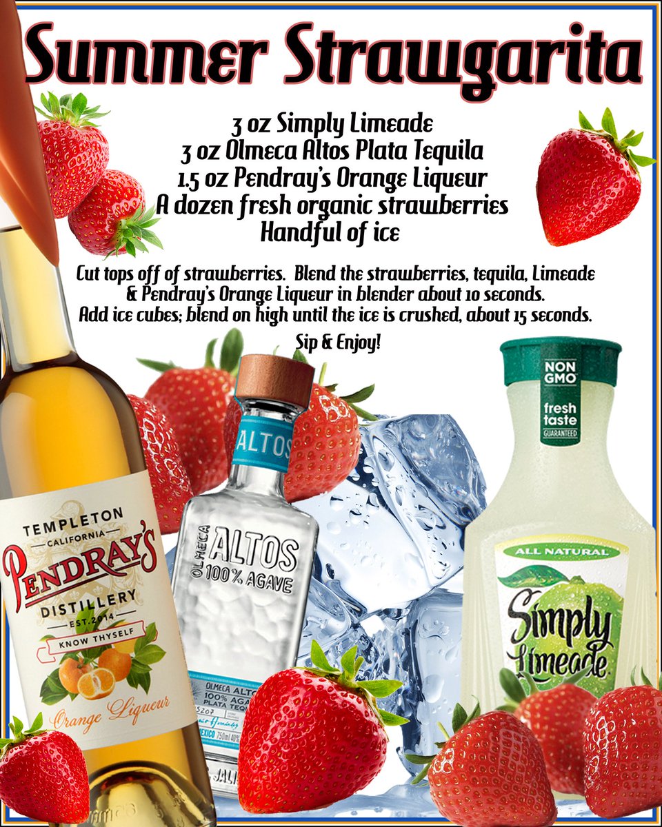 PendraysDstlry's tweet photo. Summer is coming to an end, that doesn't mean we don't still drink like it! #summercocktail #cocktailtime #MondayMotivation #summerending https://t.co/ThQAOFkN96
