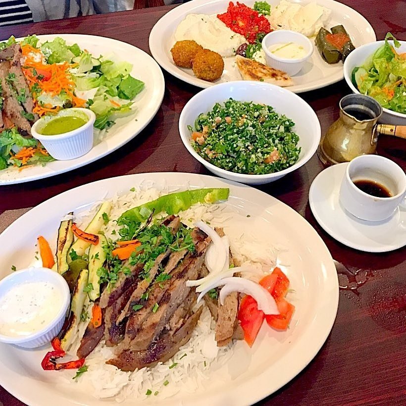 W39thKC's tweet photo. At Aladdin Cafe with nanascafe - 
#aladdin #aladdincafe #w39thkc #Mediterranean #cuisine #foodkc https://t.co/9Bjid2xlvP