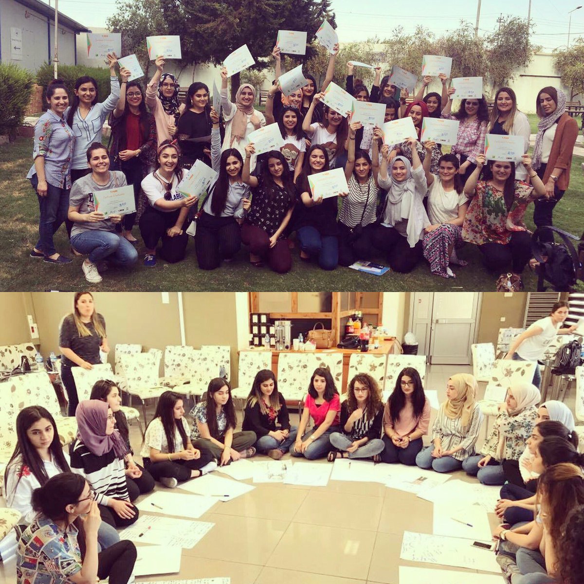 etuti_institute's tweet photo. @etuti_institute girls participating in @YPEER trainings for Girls Empowerment in #Erbil 
#Etuti #Yulpani 
#MyExistence #MyEducation https://t.co/YFepNXv7qr