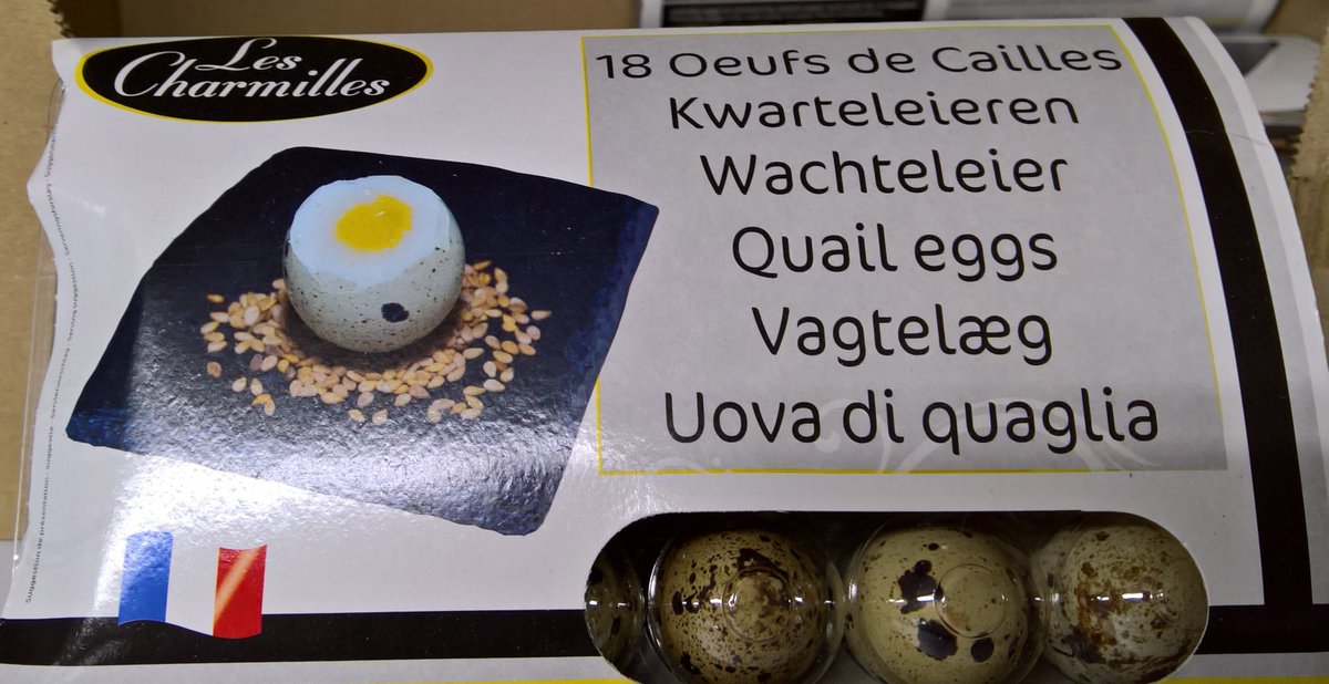 NorthDownGroup's tweet photo. Beautiful little fresh #French #quaileggs in store, limited stock from our weekly supplier of all things lovely @Delifreshltd #quailsafe https://t.co/xAPz5abnTf