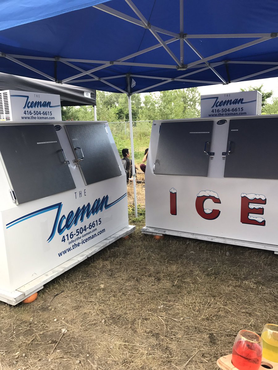 We had a great weekend posted up at #waterfrontnightmarket indulging in our fave snacks &amp; keeping things icy cool! #IceMan #toronto #foodie