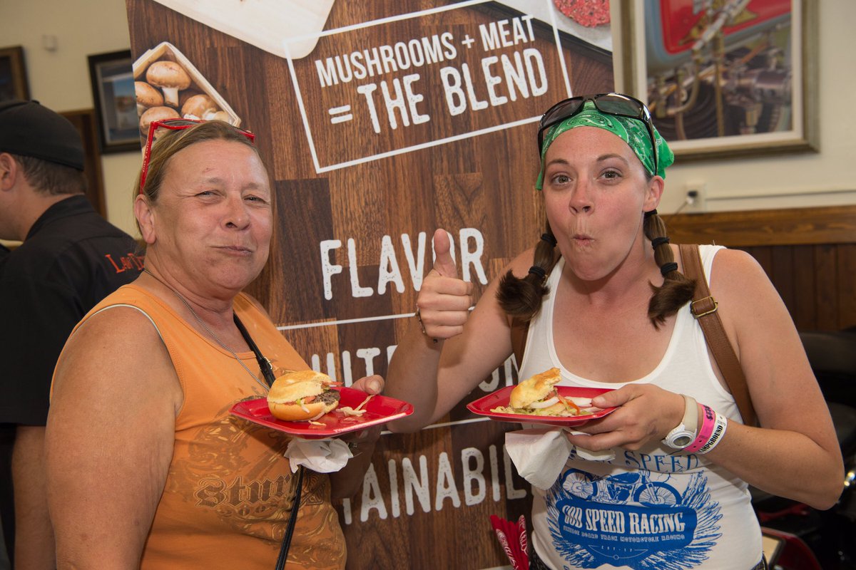 HPRtweets's tweet photo. Last week, we hit the road and served up blended burgers at #Sturgis2017 🍔 It's safe to say they were a hit! #blenditarian https://t.co/KD72L5xnmU