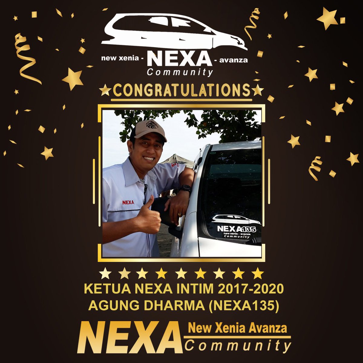 Selamat atas terpilihmya om Agung Dharma (NEXA135) Sebagai Ketua NEXA InTim. Semoga amanah serta nexa semakin jaya
<a href="/Nexa_ID/">NEXA Community</a> <a href="/AghoenkDharma/">Aghoenk Dharma</a>