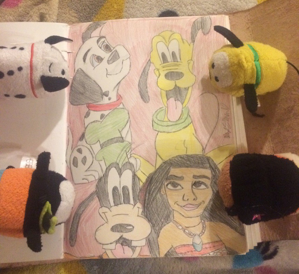 AlexLienau's tweet photo. Lucky, Pluto, Goofy, and Moana https://t.co/tOX1vtEWPW