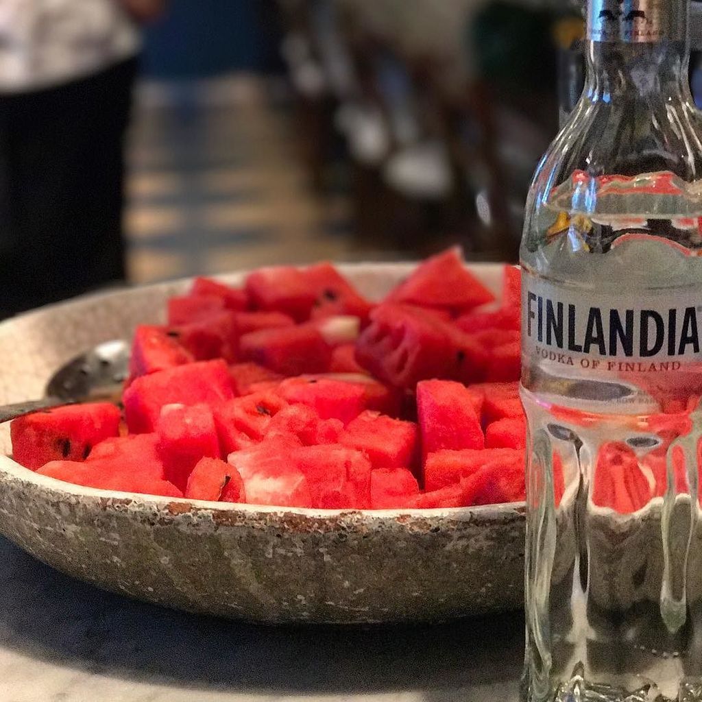 Tom_Herbert_'s tweet photo. Watermelon 🍉 #nofilter #lotsofvodka. @henry_herbert and I had a fun evening with #Under27's @sfhmembers making and… https://t.co/RWlEJAXysF https://t.co/TvMwknKAEA