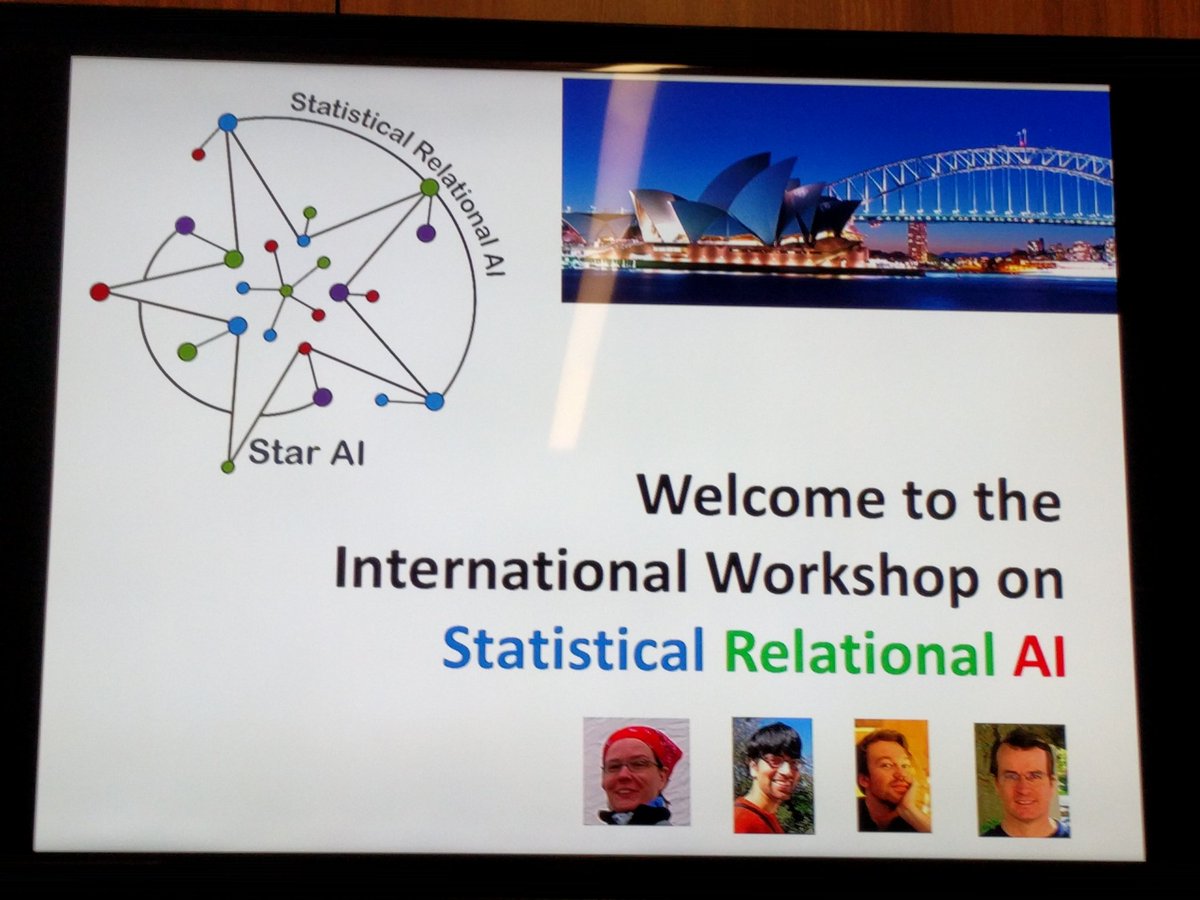 uai2018's tweet photo. Ready to kick off the 7th starAI workshop https://t.co/UptAMpwLgE
