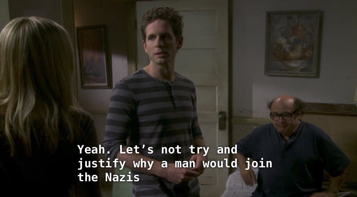 iasiphilly's tweet photo. It's Always Sunny in Charlottesville https://t.co/rMXkq5ppOz