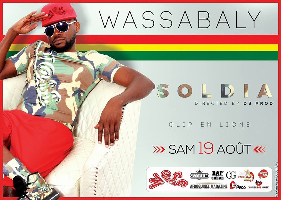 GuineeBuzz's tweet photo. #Wassabaly Camara revient en mode #SOLDIA le samedi 19 Août 2017 une nouveauté musicale à ne pas rater ! Video Directed by #DSProd https://t.co/Fx1ZbGrwFI
