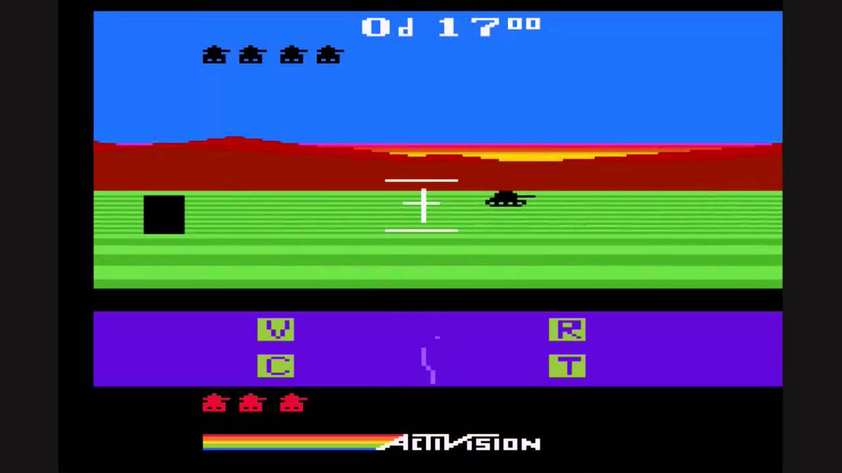 The_Real_TroyS's tweet photo. Robot Tank for the #Atari2600 was #Activisions attempt to make a better Battlezone type game for the system an they succeeded.
Release 1983 https://t.co/HRCTb8y3tT