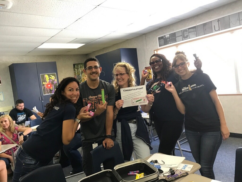 Awesome Zombie #breakoutedu session by <a href="/JanelLooper/">Janel Looper</a>  and <a href="/missusjoanfrost/">Joan Cheng Frost</a> #teamvvusd