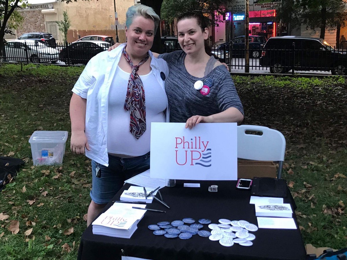 TuesdaysToomey's tweet photo. Proud to be part of #ResistanceSummer at Vernon Park this evening with @HelenGymAtLarge @Krasner4DA. #PhillyUP #PhillyShowsUP https://t.co/CsWWdoWfla