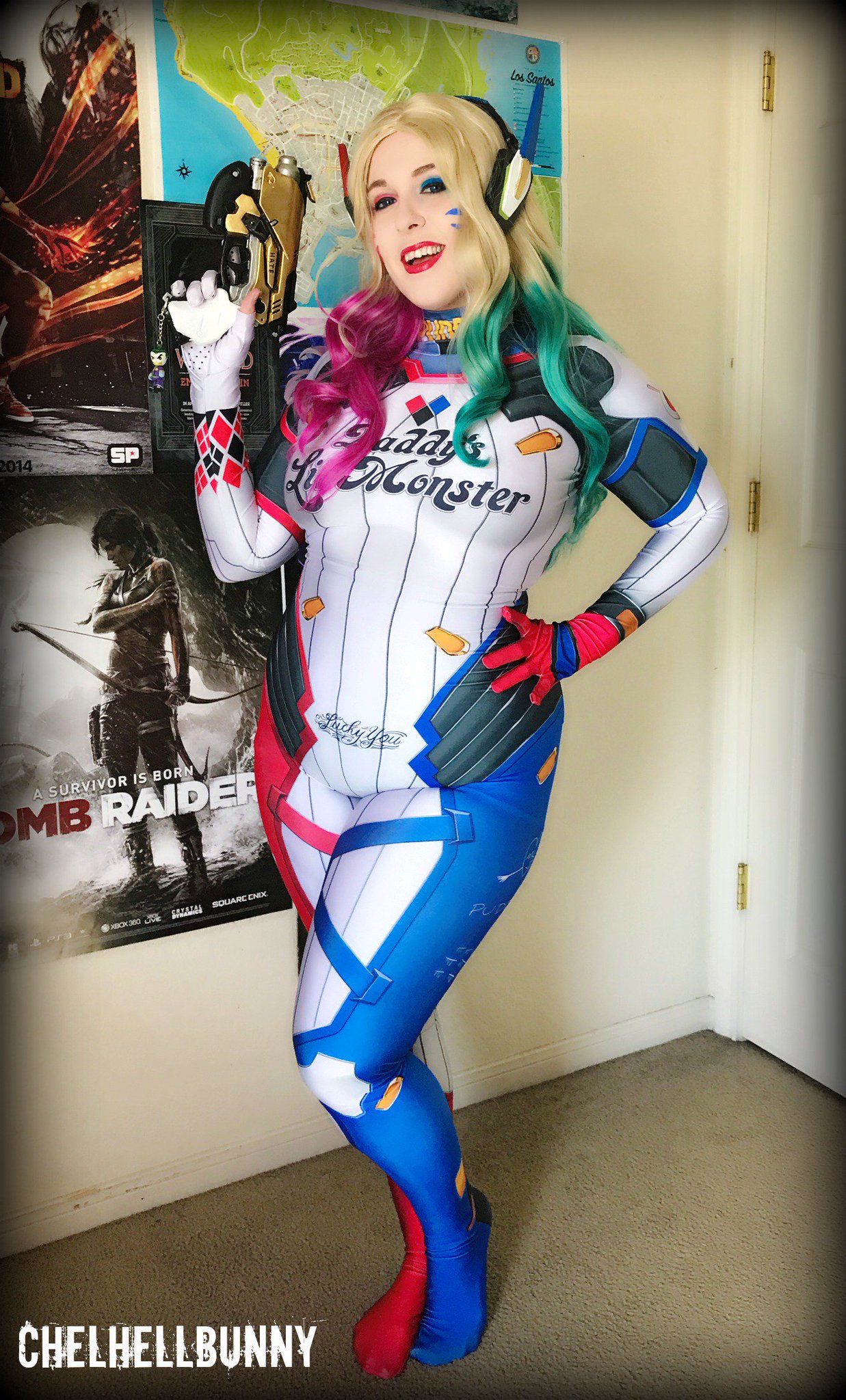 Chel HellBunny 🐰 в Twitter: "Harley-1, Bad guys-0!…