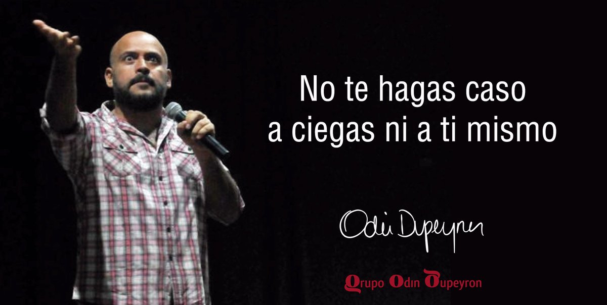GpoOdinDupeyron's tweet photo. Medita y piensa dos veces. Porque hay cosas que pensabas antes que ahora ya no, afortunadamente. https://t.co/xQwyK4qJUK