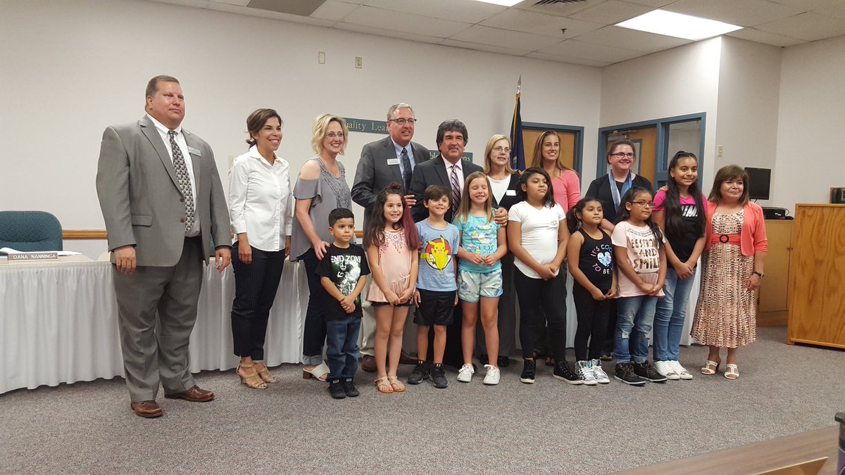 LRodinCO's tweet photo. Thanks to Buffalo Jones students for leading the pledge at tonight's Board of Education meeting.@Solis2Rafaela https://t.co/xczZ3EgUxB