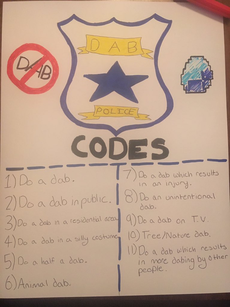 dab police shirt