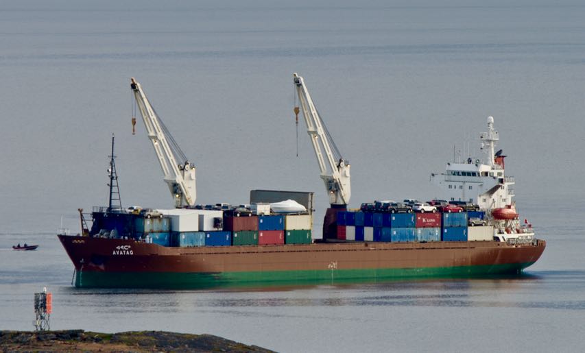 FrankReardon1's tweet photo. Going to be a busy evening at High Tide on the M/V #AVATAQ #CYCX @sealift Currently in #Iqaluit #Nunavut AUG.14.2017 #ShipsInPics https://t.co/BEVCbq9FaG