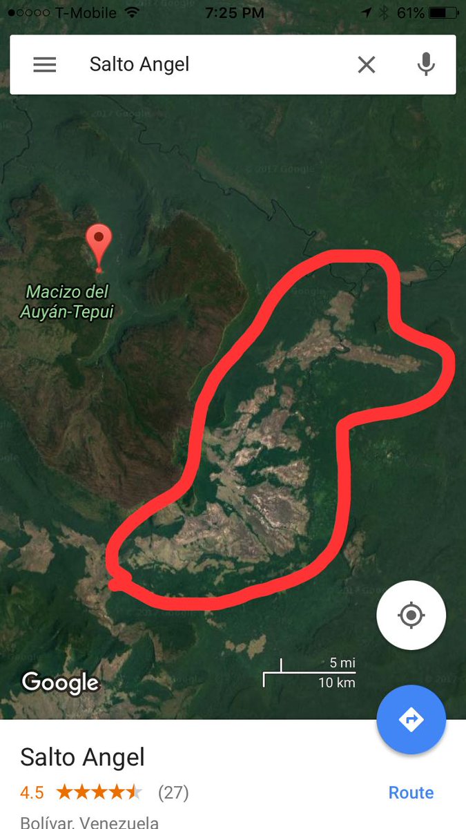 DolarToday's tweet photo. ¿Y ésto no es traición a la patria; entregar el territorio nacional,sus recursos a potencia extranjera?¡han destruido patrimonio humanidad! https://t.co/XJyAowEIOq