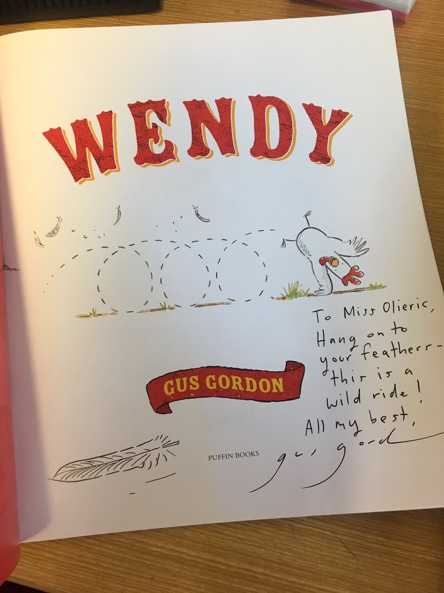 wps_1O's tweet photo. Yesterday 1-O met author Gus Gordon @WPSbushschool. Our minds &amp; imaginations were broadened and we enjoyed hearing him read his latest book https://t.co/Li6Hs42sAW