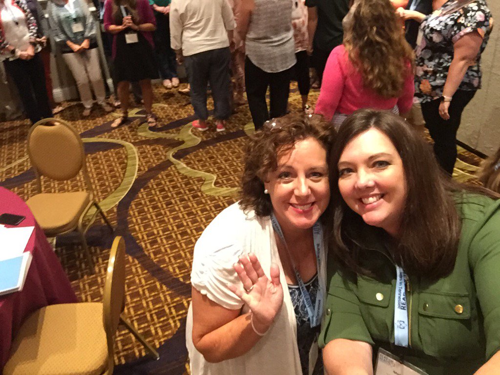 MelissaJ0hnson's tweet photo. Couldn't do it without my fabulous partner @kimdaugherty0 @MCumberlandCORE @ReadtobeReadyTN #practiceselfie https://t.co/3uziozN0KS