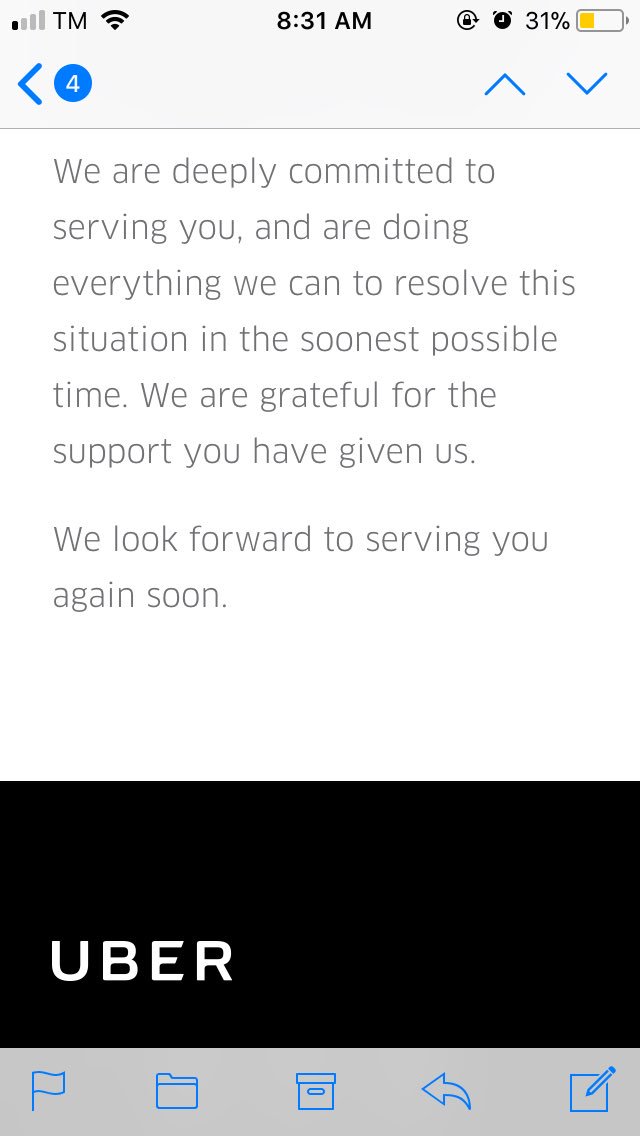 markevinfinity's tweet photo. #UberNoMore #Uber https://t.co/FIf33VzSet