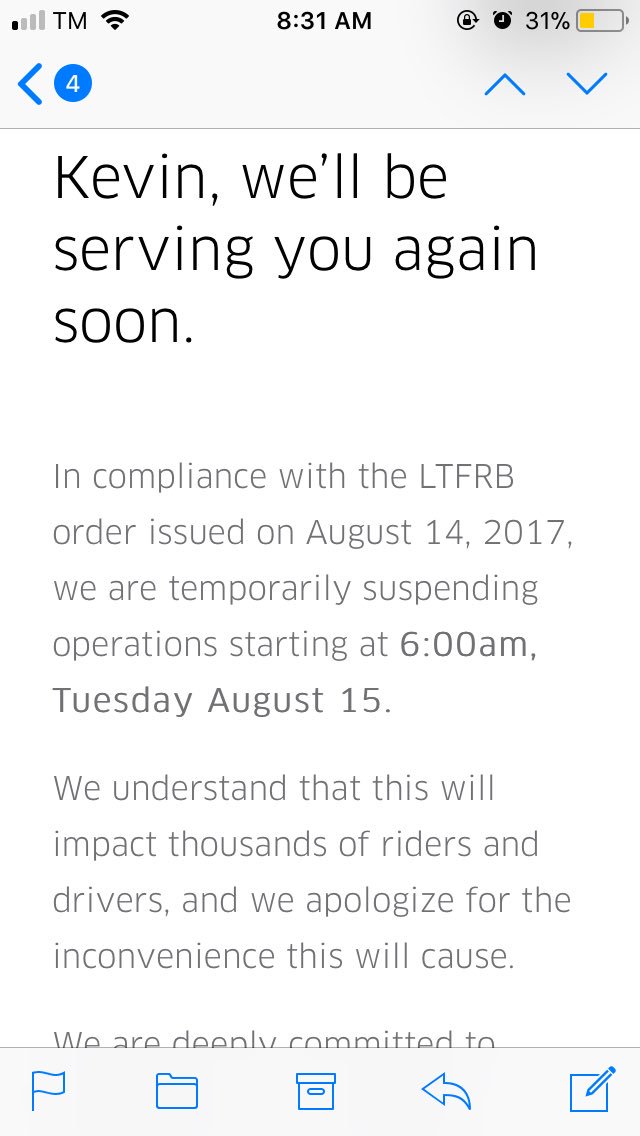 markevinfinity's tweet photo. #UberNoMore #Uber https://t.co/FIf33VzSet