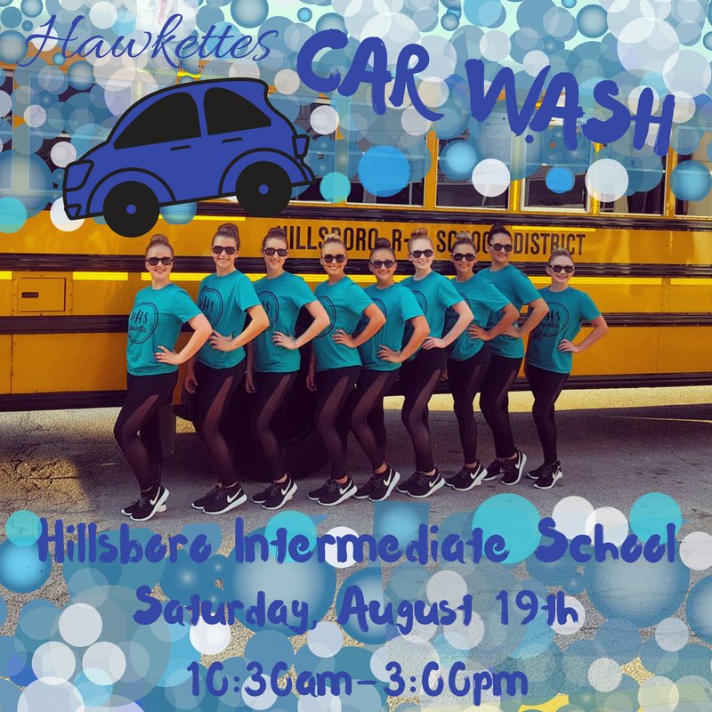 hawkettesdance's tweet photo. The '17-'18 school year is here! Come see us Saturday &amp; leave with your car looking clean💦🚗 #weareTheHawkettes #supportyourdanceteam https://t.co/R1ZZQ59ze2