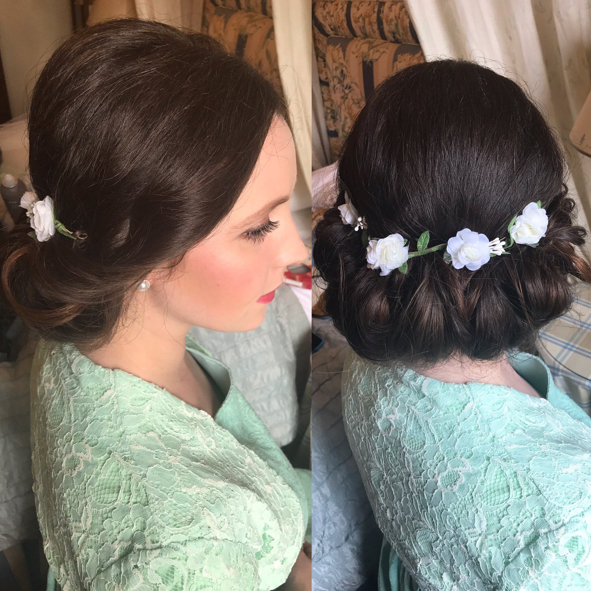 Holly Preston On Twitter Vintage Hair Styling Rolled Up Hair