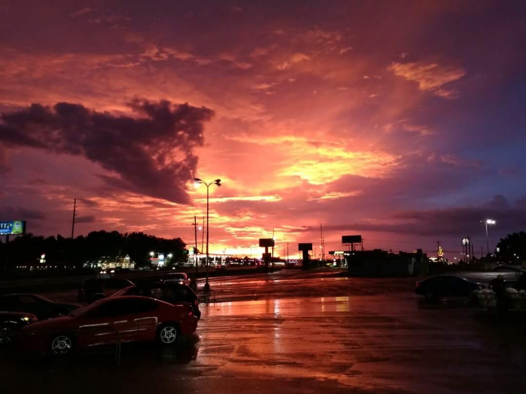 Ozark, Alabama after the storms tonight. Photo credit to Jessica Duke. #alwx @NWSTallahassee @StormHour @spann