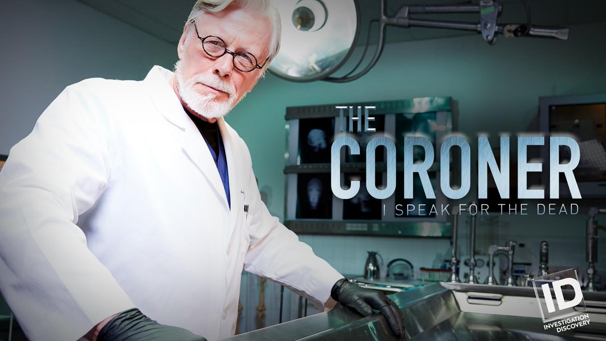 DiscoveryID's tweet photo. We've just tuned in to an all-new episode of #TheCoroner: I Speak for the Dead. #NowWatching @GrahamHetrick https://t.co/8itlQbDhUa