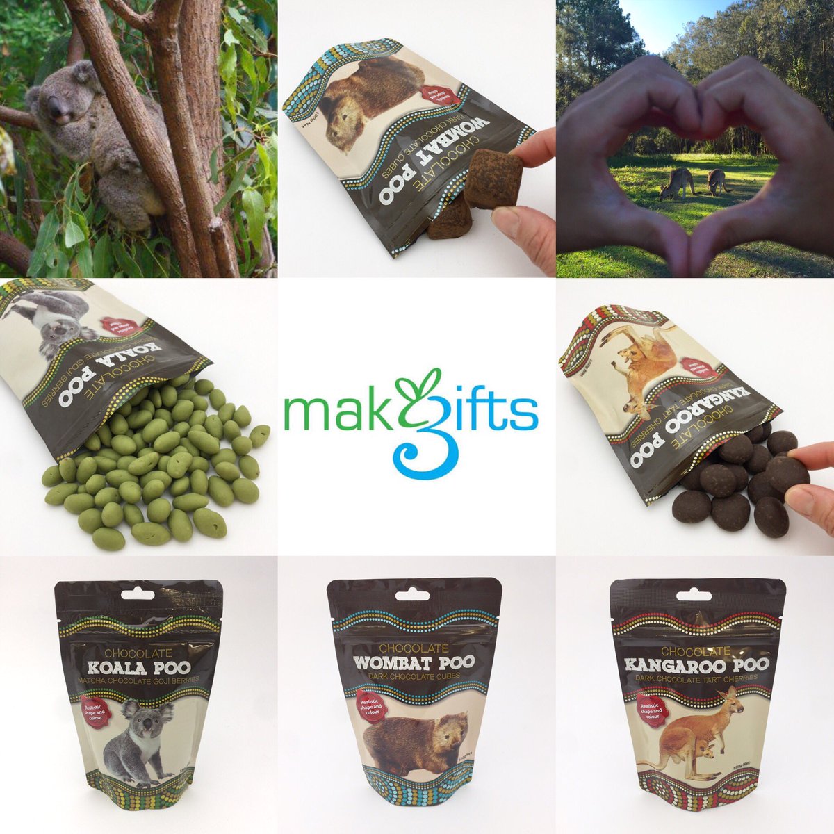 Mak3gifts U Tvitteri New Australian Animal Poo Chocolate Yum オーストラリアのお土産 コアラ カンガルー ウォンバットのうんこチョコレート びっくりの美味しさです Australiansouvenirs ゴールドコースト T Co Qjd2t4krff