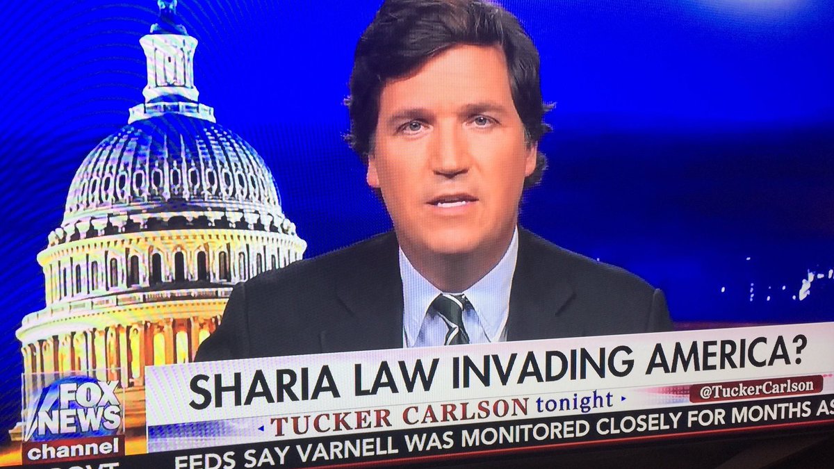 mattmfm's tweet photo. A white supremacist killed a girl in Charlottesville. 

Fox topics today have included:
- Obama and BLM
- Wright
- Sharia Law
- Farrakhan(!) https://t.co/uqRD8FxWuV