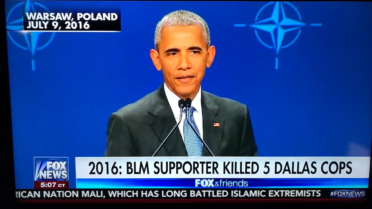 mattmfm's tweet photo. A white supremacist killed a girl in Charlottesville. 

Fox topics today have included:
- Obama and BLM
- Wright
- Sharia Law
- Farrakhan(!) https://t.co/uqRD8FxWuV