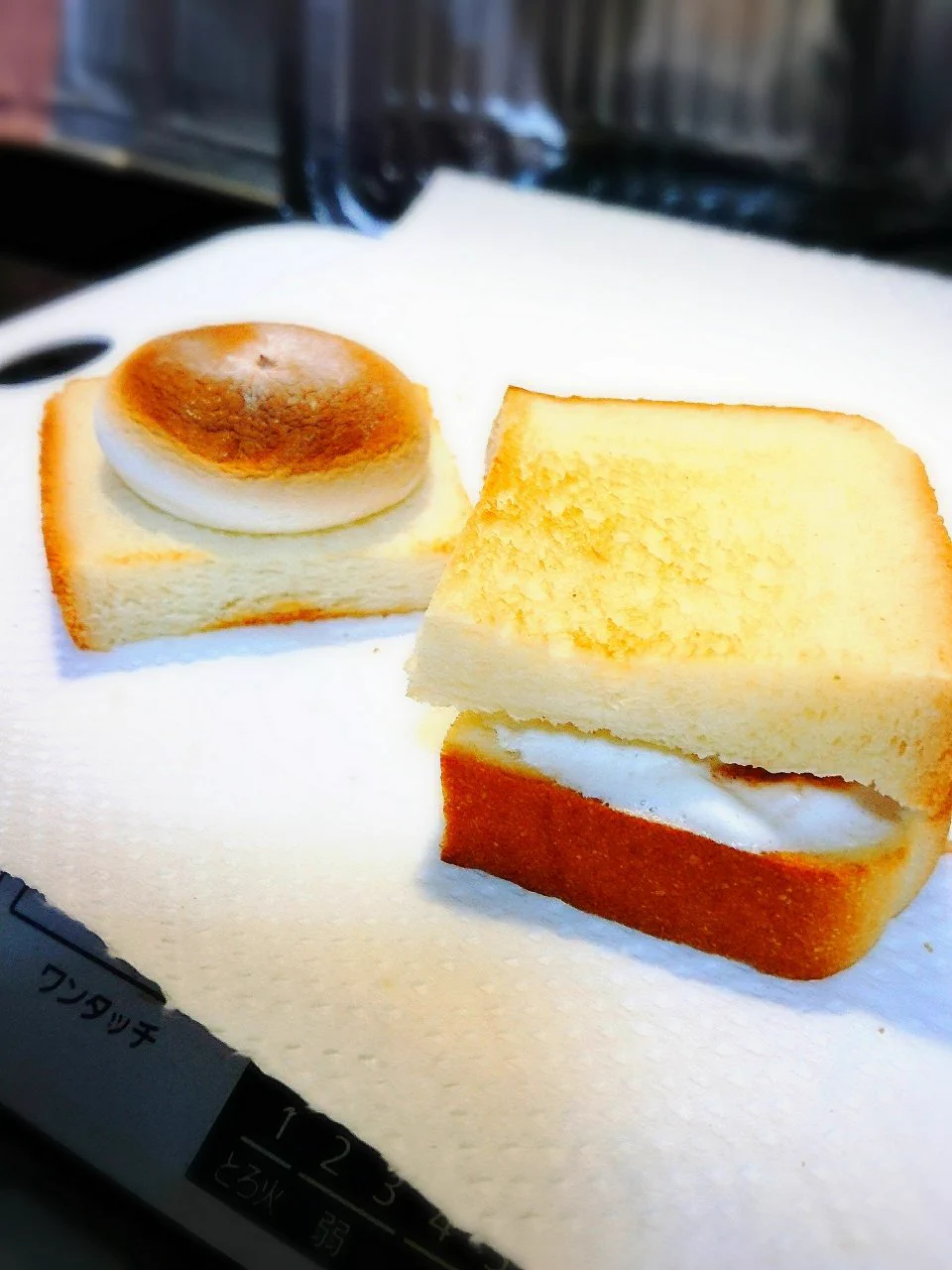 これは美味しそうwwファミマのチョコマシュマロをトーストに乗せると絶品！