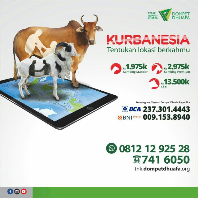 Jd tunggu apalagi ? Yuk siapkan kurban mu dari sekarang. Tentukan lokasi berkahmu <a href="/tebarkurban/">Tebar Hewan Kurban</a> #Kurbanesia