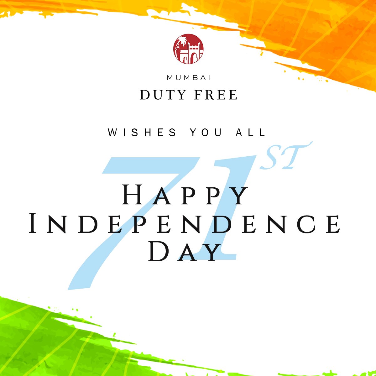 Ospreedutyfree's tweet image. Value the gift of freedom and independence, for nothing is more precious than that!

#IndependenceDay #15August2017 #MumbaiDutyFree