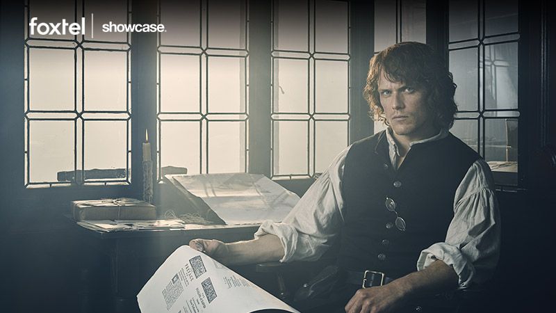 Foxtel's tweet photo. At last - we have a date for #Outlander S3 ❤ Put it in the diary... https://t.co/SYg92X7hfc #comingsoon https://t.co/mVIFp1kBLz