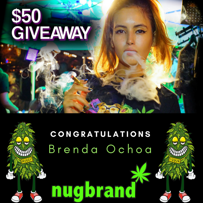 NugBrand's tweet photo. Congrats Brenda on winning our $50 NugBrand Clothing giveaway! We appreciate everyone that entered and showed love, more to come! https://t.co/C0eike2snc