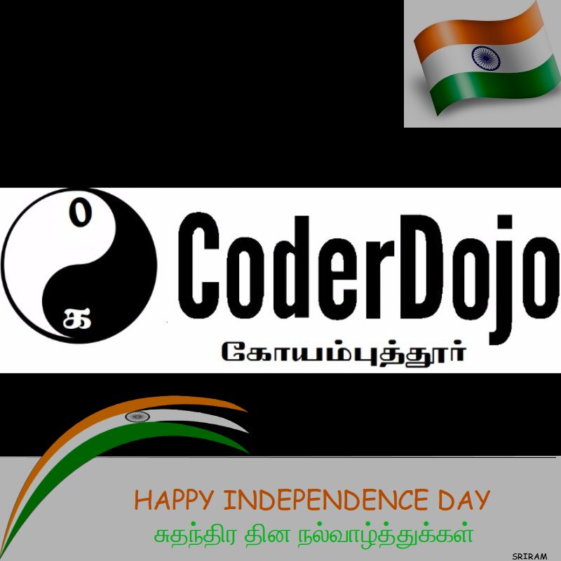 coderdojocbe's tweet image. #HappyIndependenceDay2017  from all of us in @coderdojocbe