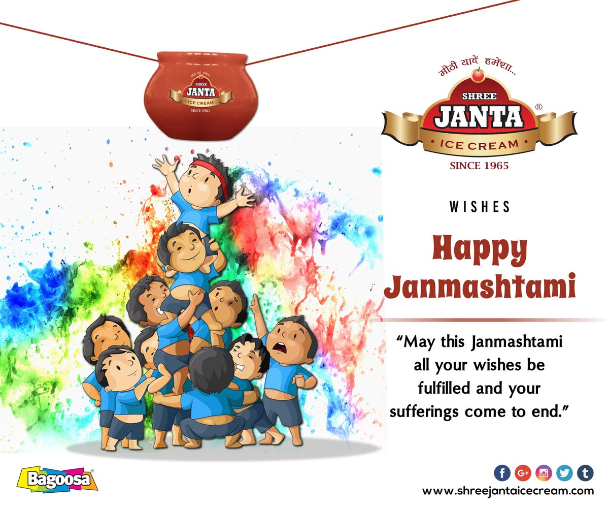shreejanta's tweet photo. Shree Janta Ice Cream wishes you Happy Janmashtami.

#happy #janmashtami #shree #janta #icecream #jantaicecream https://t.co/j105n3P6XH