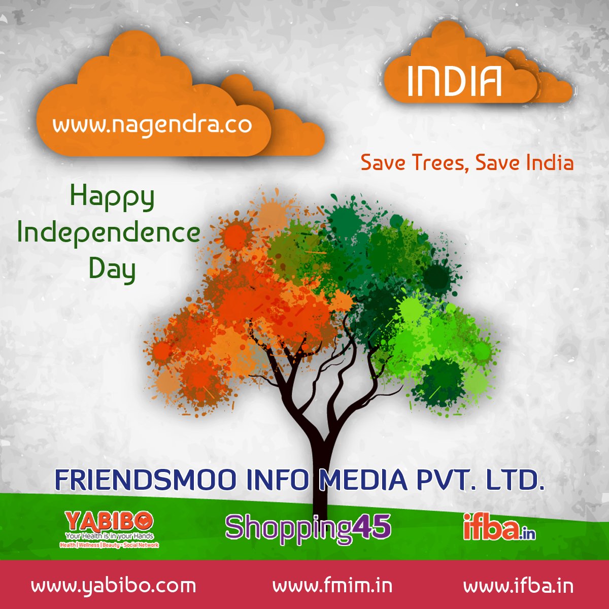 IfbaIndia's tweet photo. Happy #IndependenceDay | #SaveTrees #SaveIndia
#IFBAIndia #Yabibo #DigitalIndia #StartupIndia #FMIM #India #DigitalMarketing #WebSolutions https://t.co/8yZuMIYd8j