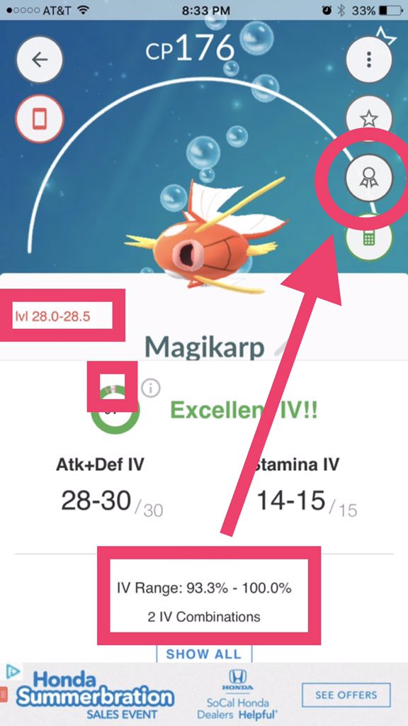 Magikarp Cp Chart