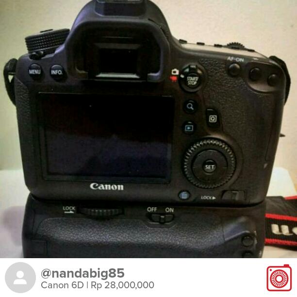 Selling Canon 6D Rp 28,000,000 carousell.com/p/121992526 #carousell <a href="/carousell_id/">Carousell Indonesia</a>