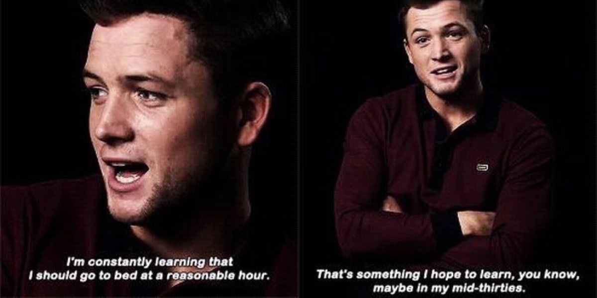 livliv_viaah's tweet photo. Sleep is a myth I have only read about in books. #sleepisamyth #alegend #TaronEgerton #agrees https://t.co/E4jV3qMFJR
