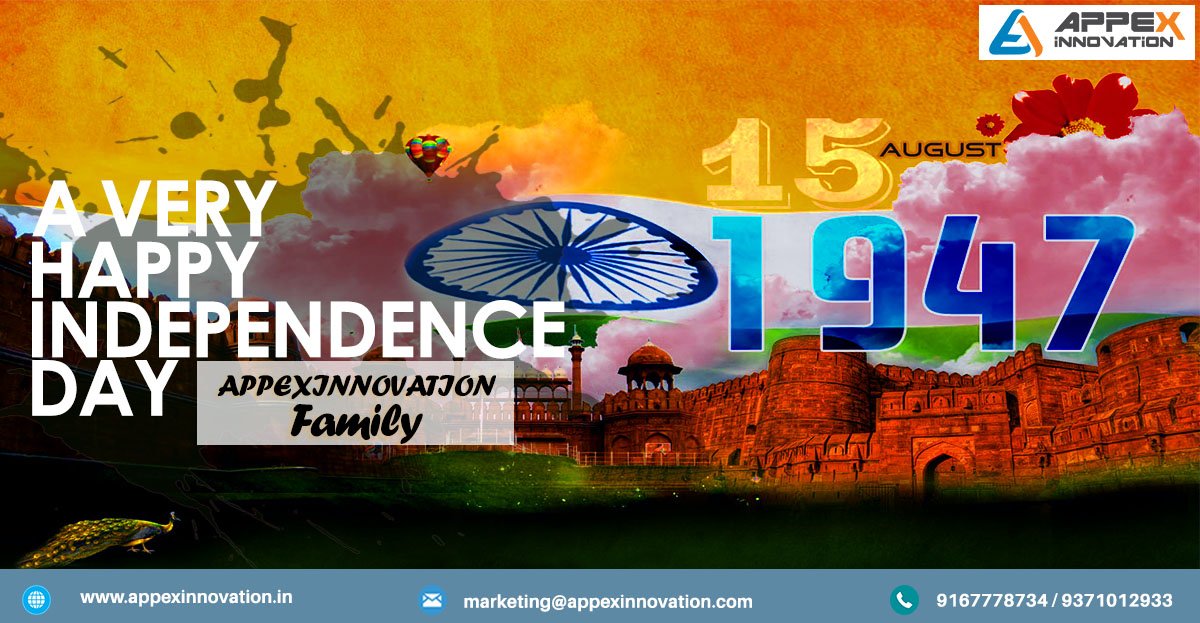 On this patriotic occasion of 71st Independence Day, Appex Family wishes you very Happy Independence Day
#HappyIndependenceDay2017