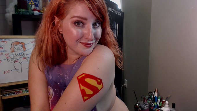 Did a little Superman symbol tonight, too! Unexpectedly difficult to do, but only took 3 tries haha!