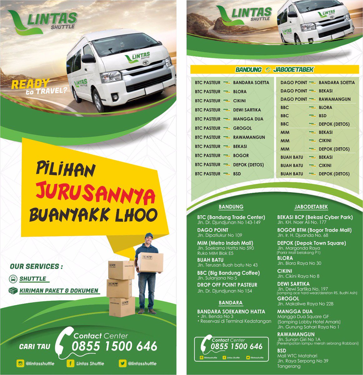 no telp lintas shuttle btc